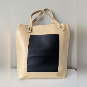 Vintage Calfskin Balenciaga Pocket Tote Bag